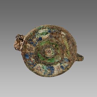 Ancient Roman Bronze Brooch with Enamel c.1st-2nd century AD. 
