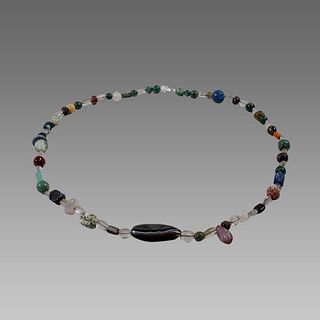 Ancient Roman Stone Bead Necklace Ca.1st-2nd century AD. 