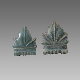 Ancient Greek Bronze Leaf Ornaments c.4th century BC. 