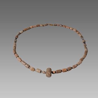 Ancient Near Eastern Mixed Stone Beads Necklace c.600 BC.