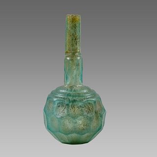 Ancient Islamic Cut Glass Bottle c.8th century AD. 