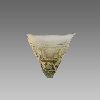 Ancient Sasanian Cut Glass Cup c.6th century AD. 