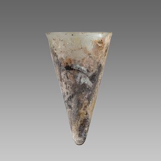 Ancient Roman Glass Wine cup c.2nd century AD. 