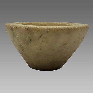Ancient Egyptian Marble marble mortar c.300 BC.