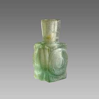 Ancient Islamic Cut Glass Miniature Vessel c.8th century AD. 