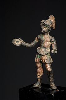 Ancient Etruscan Bronze Figure Etruria c.4th century BC. 