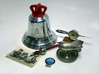 <p>To include -</p> <p>1. An RAF 'Scramble Bell', with crown, dated 1940. The Bell is Ministry of De