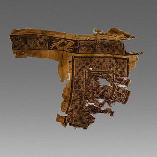 Ancient Egyptian Coptic Textile Fragment c.5th century AD. 