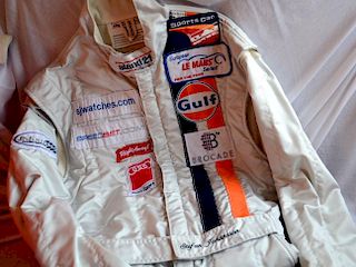 A very rare suit from the Johansson Motorsport Le Mans team. Offered with a certificate of authentic