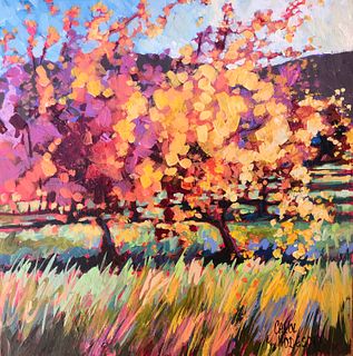 CAROL HODGSON, Autumn Vineyard