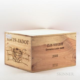 Jadot Clos de Vougeot 2005, 6 bottles (owc)