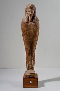 Ancient Egyptian Large Wood Figure Ptah Soker Osiris late period c.712-30 BC. 