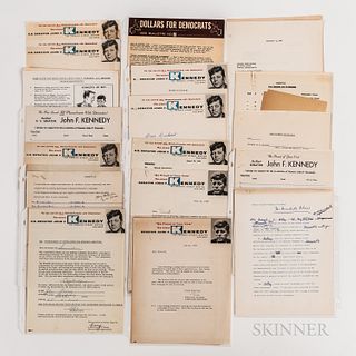 Collection of Documents and Correspondence Related to John F. Kennedy's 1958 Re-election Campaign