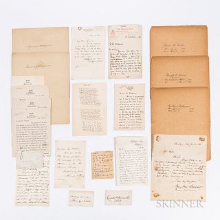 Forty-one Signed Cards and Letters of 19th and 20th Century Clergymen