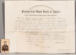 Grant, Ulysses S. (1822-1885) Signed Appointment, Washington, DC, 26 January 1871