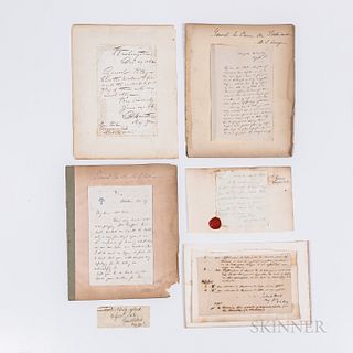 Six 19th Century U.S. Military Letters and Autographs