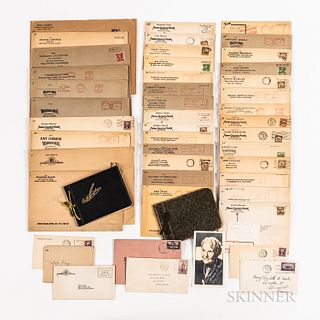 Collection of 1930s/Early 1940s Motion Picture Industry Autographs, Signed Photographs, and Letters