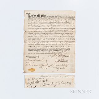 Rothschild Family Document Signed, London, U.K., 28 October 1836