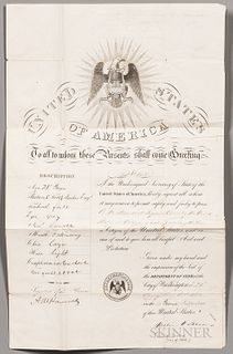 Seward, William (1801-1872) Document Signed, Washington, DC, 21 May 1861