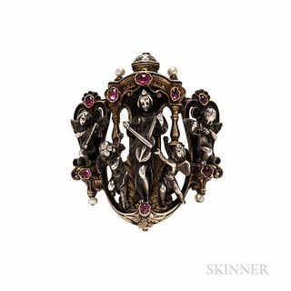 Gothic Revival Brooch