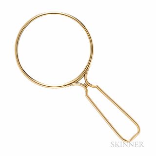 Tiffany & Co. 18kt Gold Magnifying Glass