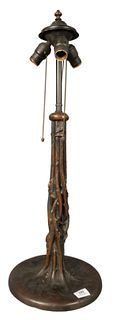 Large Metal Treeform Lamp Base, height 30 inches.