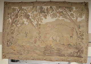 French Tapestry, 8'4" x 6'.