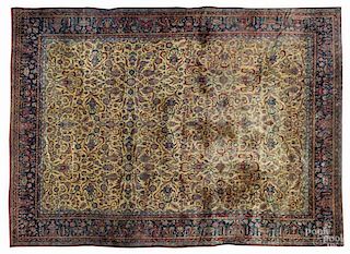 Kashan carpet, ca. 1930, 16' x 11'6''.