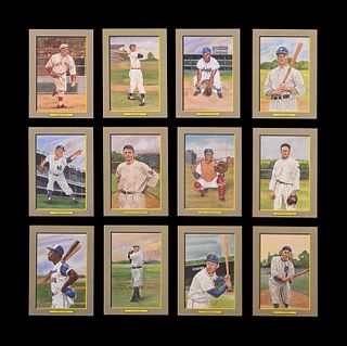 A Complete Run of 1984-97 Series One Through Nine Perez-Steele Baseball Hall of Fame Great Moments Cards