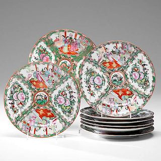 Rose Medallion Dinner Plates 