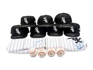 A Group of 13 2005 Chicago White Sox World Series Champion Signed Items (Steiner)