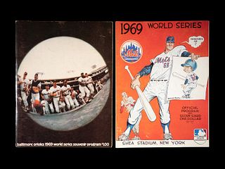 A Group of 1969 New York Mets Miracle Mets World Series Ticket Stub and Programs,