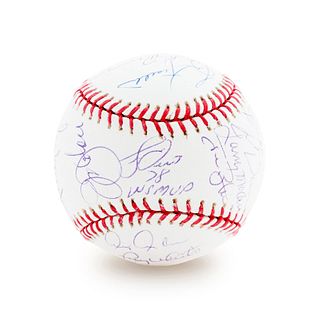 A 1978 New York Yankees Team Signed Baseball (Steiner)