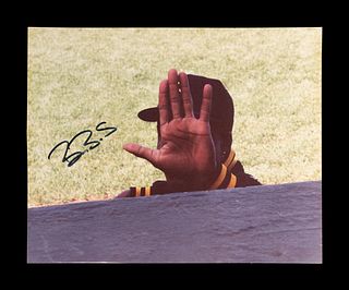 A Unique Barry Bonds Signed Photograph,