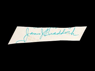 A Heavyweight Boxing Champion James J. Braddock Signed Autograph,