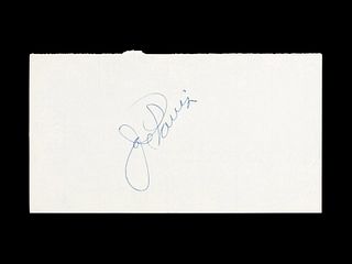 A Heavyweight Boxing Champion Joe Louis Signed Autograph,