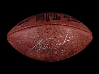 A Walter Payton Signed Wilson NFL Game Football,