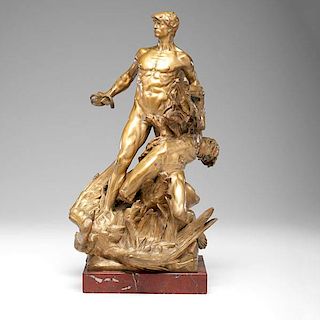 Warrior Bronze by Georges Bareau 