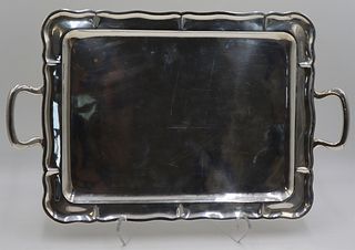 STERLING. Mexican Sterling Serving Tray.