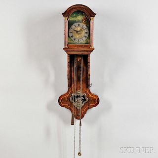 Small Dutch Hood Clock with Automata