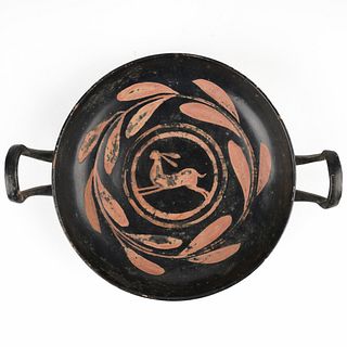 Scarce Greek Xenon Kylix Cup w/ Leaping Hare