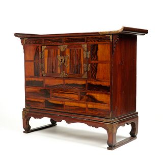 19th c. Korean Wooden Chest of Drawers