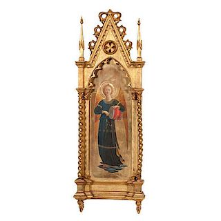 Pair of Framed Italian Altar Icons  