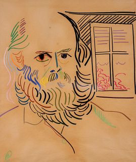 Jean Nugelsco Portrait of a Man Pastel
