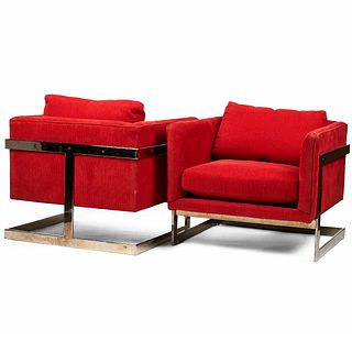 Pair of Milo Baughman Thayer Coggin Lounge Chairs