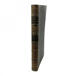 A Folio fine binding of David Roberts or Egypt & Nubia, Volume 1.