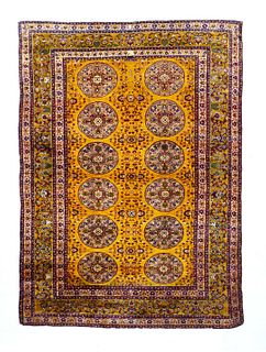 Antique Silk Turkish, 4'5" x 6'3"
