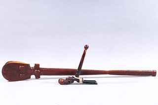 Two Oceanic Decorative War Clubs