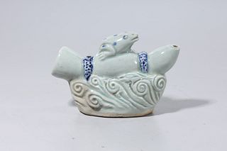 Korean Green and Blue Glazed Water Dropper