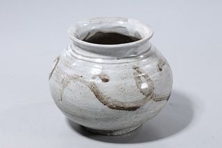 Korean Glazed Ceramic Jar